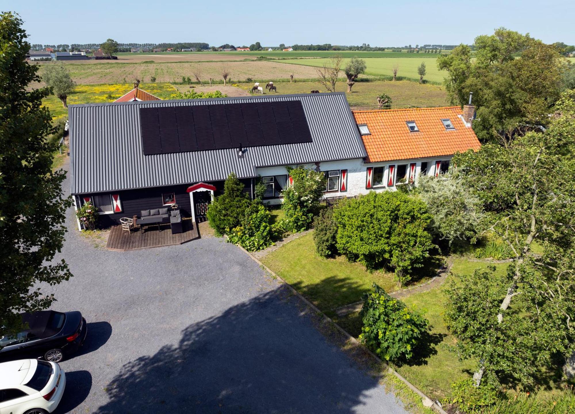 Het Zoete Peerd Bed & Breakfast Groede Exterior photo